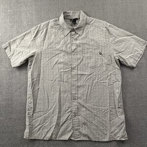 Marmot Shirt Adult Large Button Up Short Sleeve Outdoor Active Casual Men's